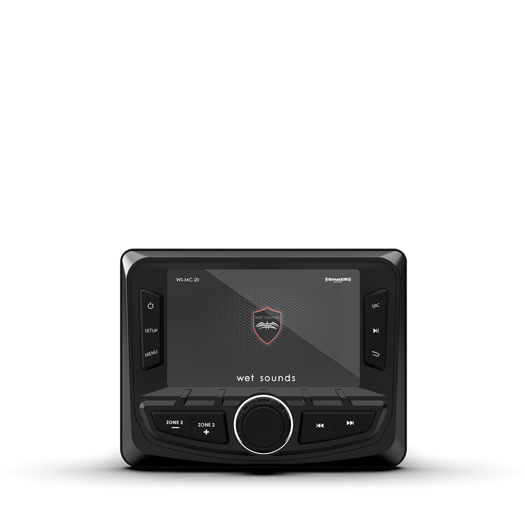 Compact 2-Zone Media Center w/ SiriusXM & NMEA | Wet Sounds – Wet
