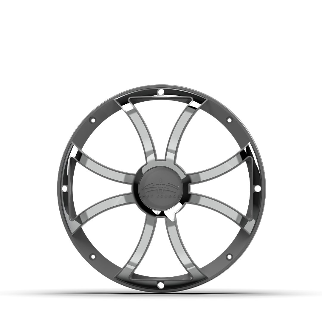 REVO 12 XS-Gunmetal Stainless Steel Subwoofer Grille – Wet Sounds