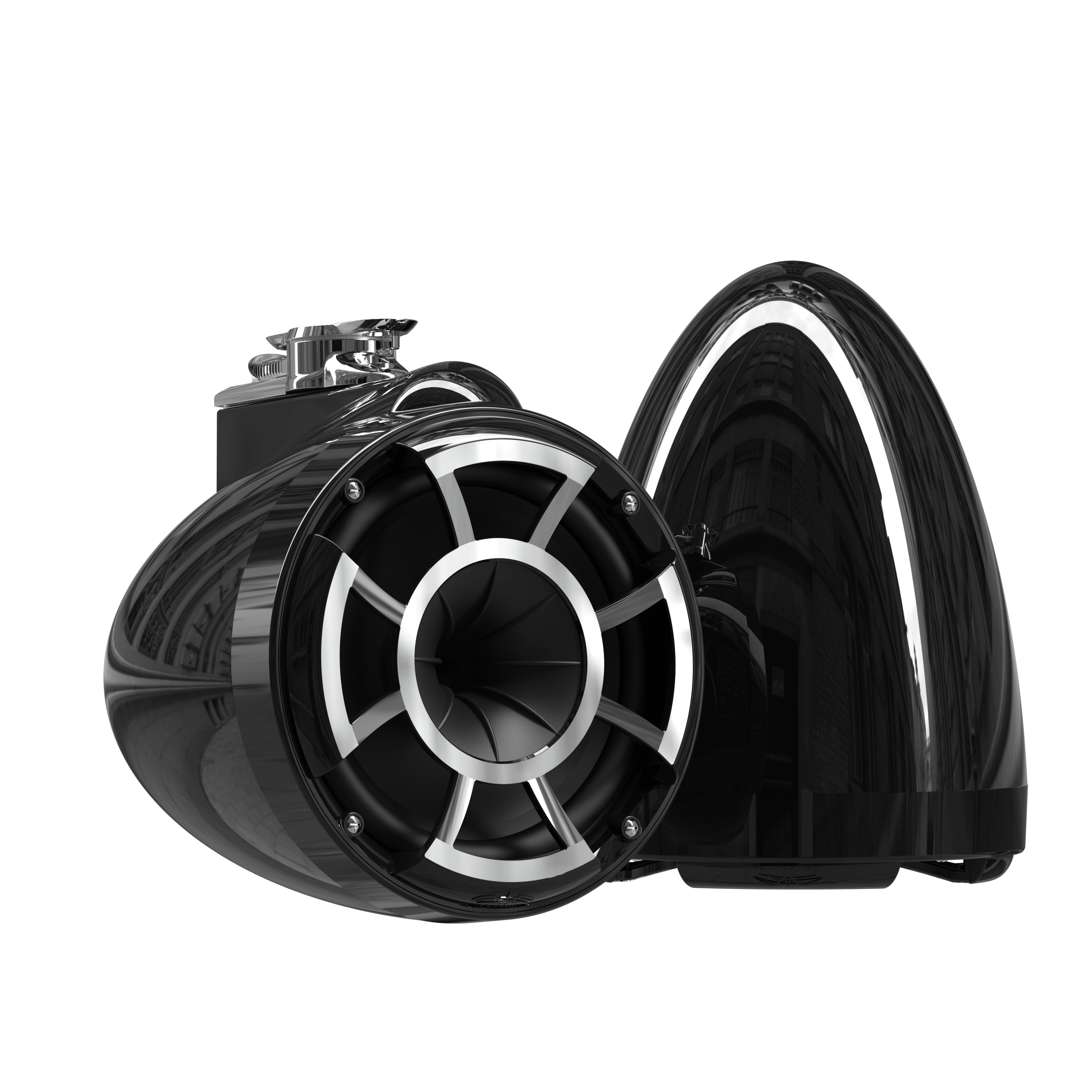REV 8 B V2 | Gloss Black Revolution Series 8-inch Tower Speakers