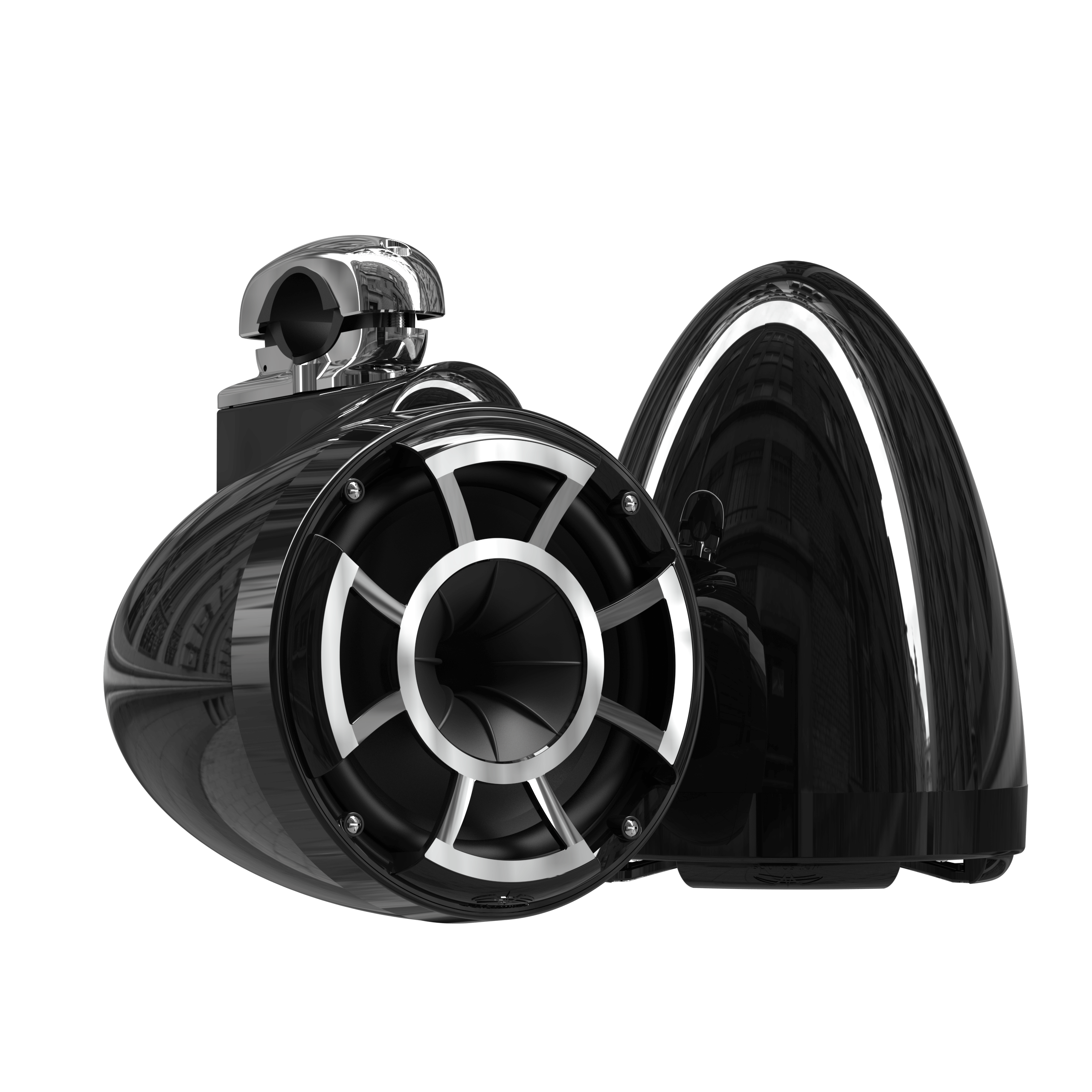 REV 8 B V2 | Gloss Black Revolution Series 8-inch Tower Speakers