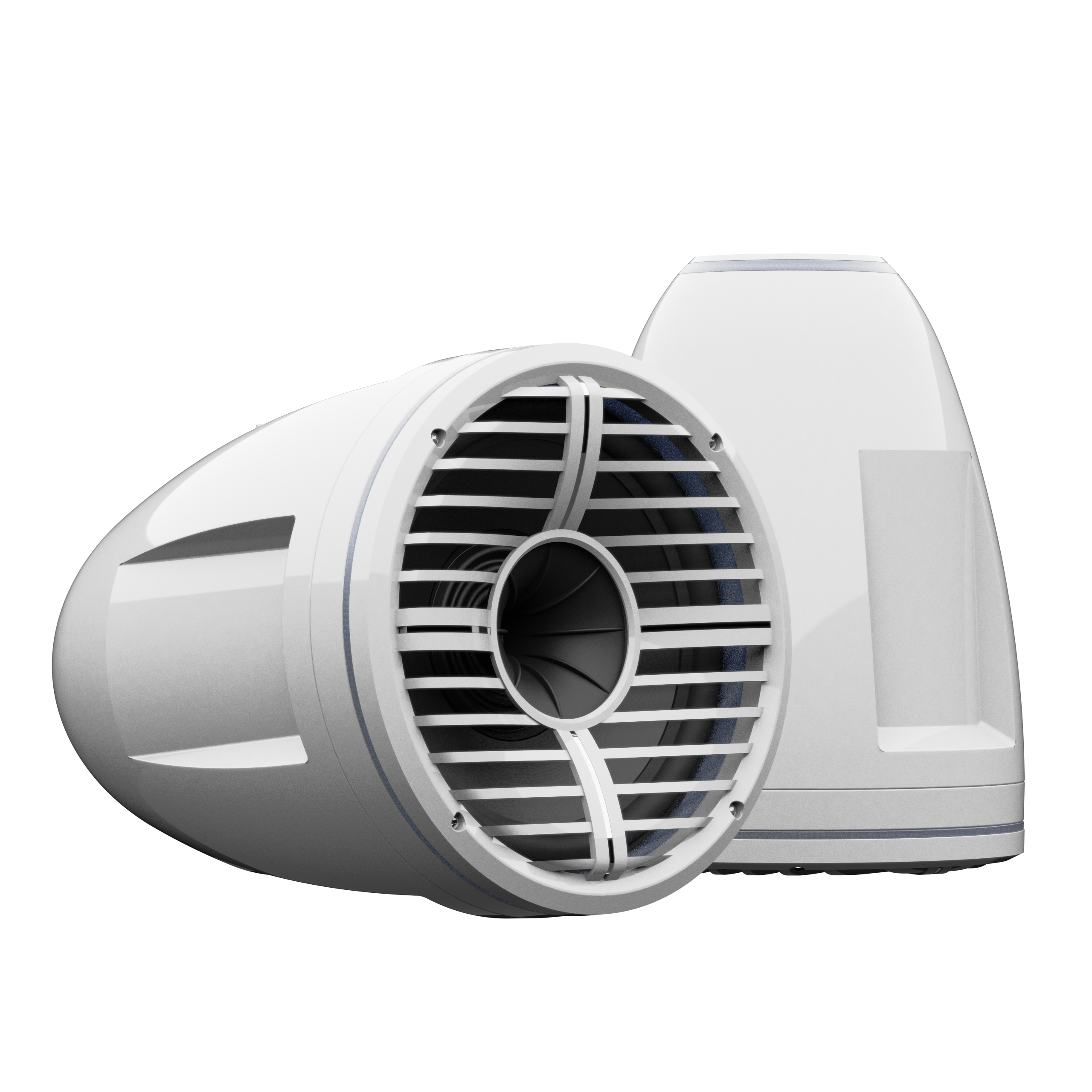 REV 12 HD | White Revolution HD Series 12-inch Tower Speakers