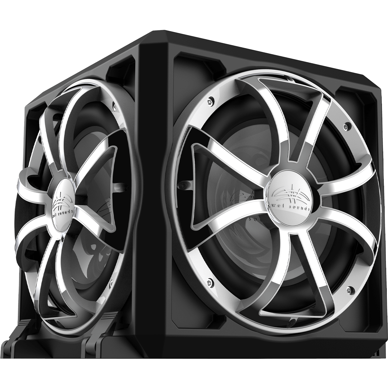 Revo 12 PSE | Wet Sounds Passive Radiator Subwoofer Enclosure Facing Left View
