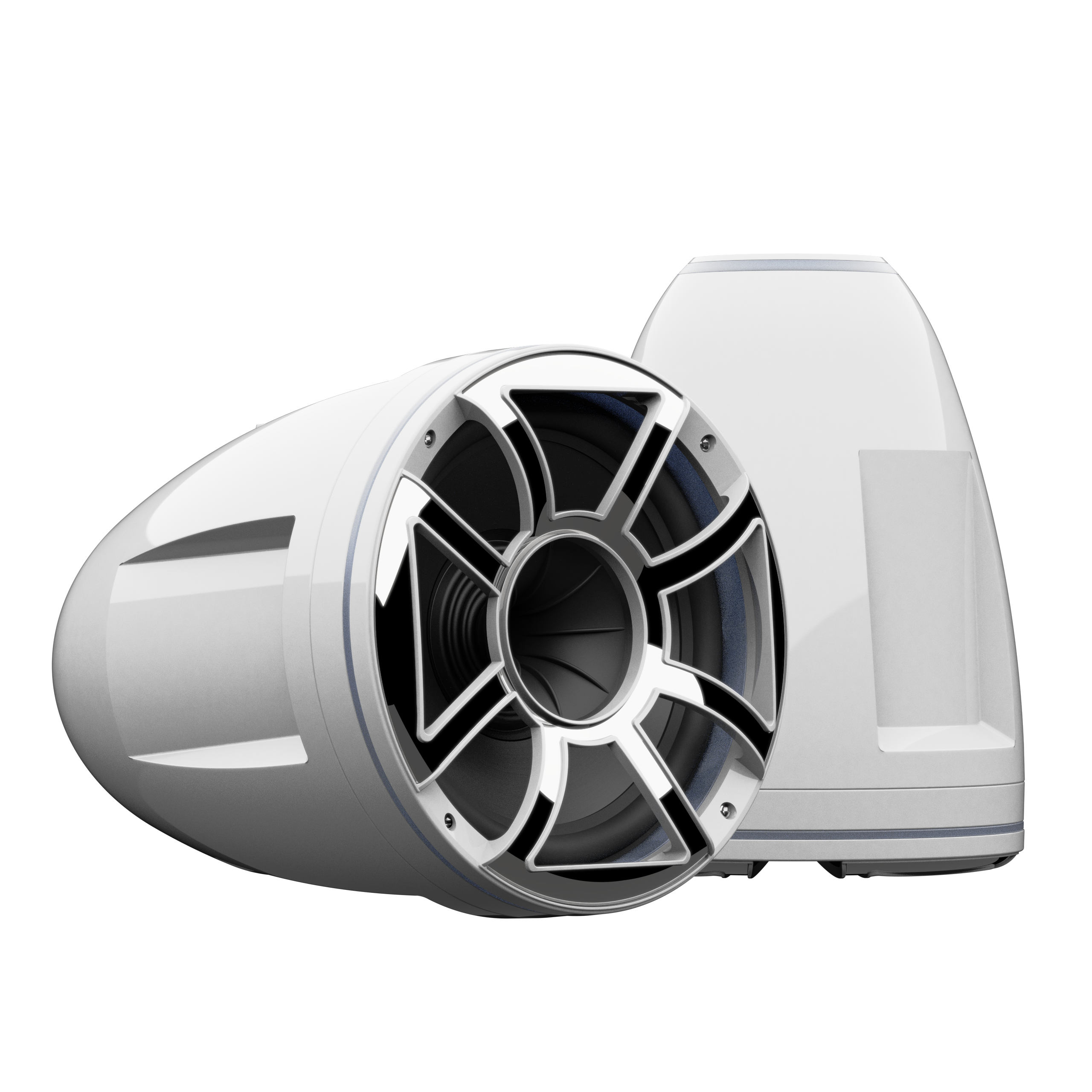 REV 12 HD | White Revolution HD Series 12-inch Tower Speakers