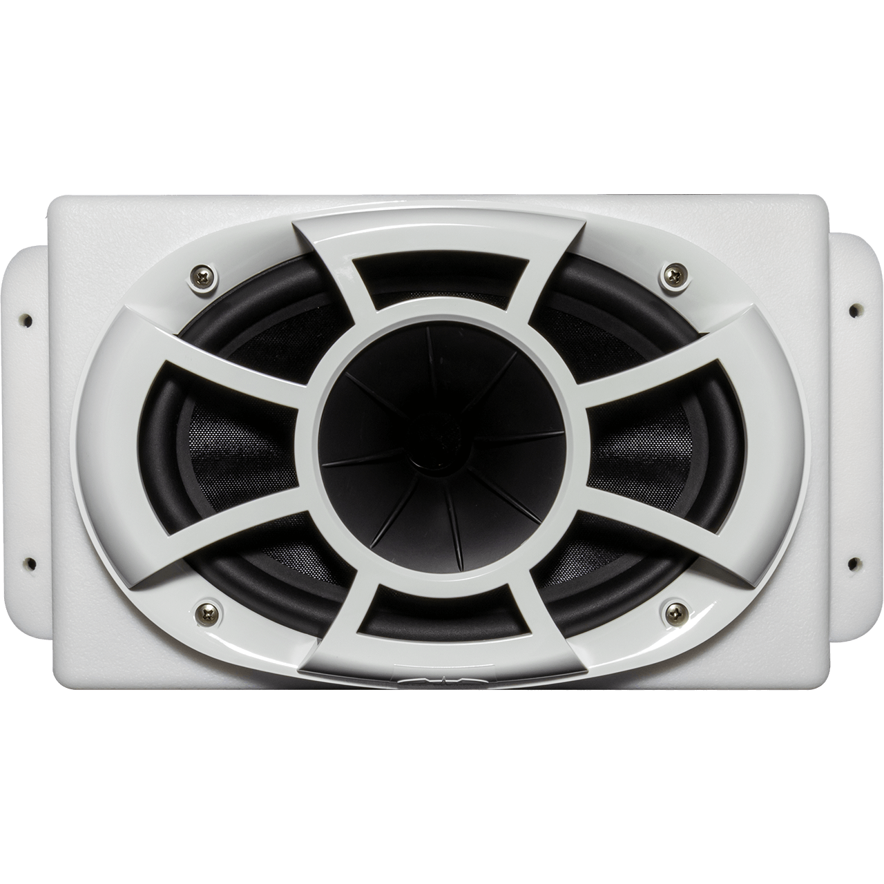 Wet Sounds | Revolution Series 6x9 HLCD With Surface Mountable Roto-Mold Enclosure + Grill - White