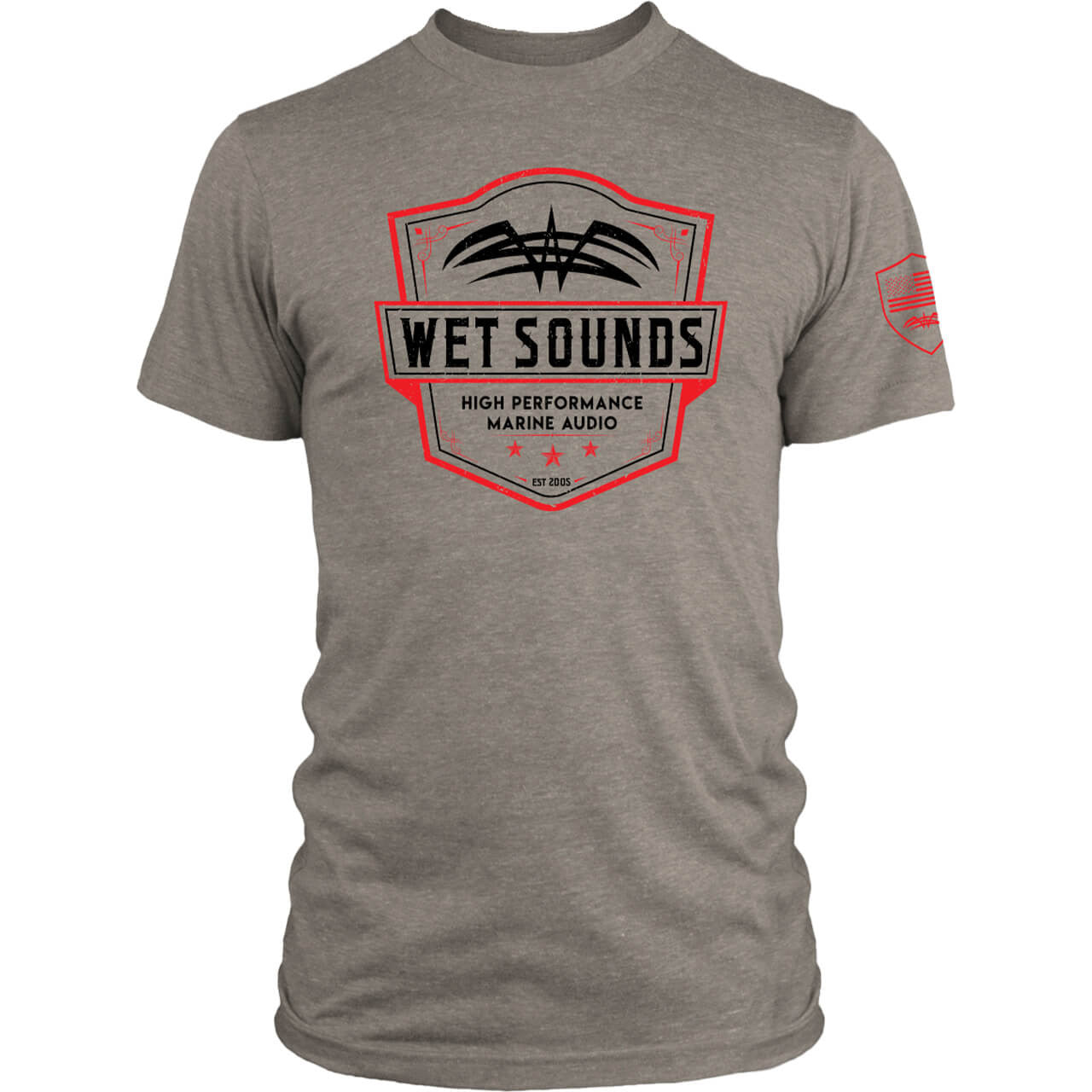 Men's Foundation Tee - Warm Gray Front