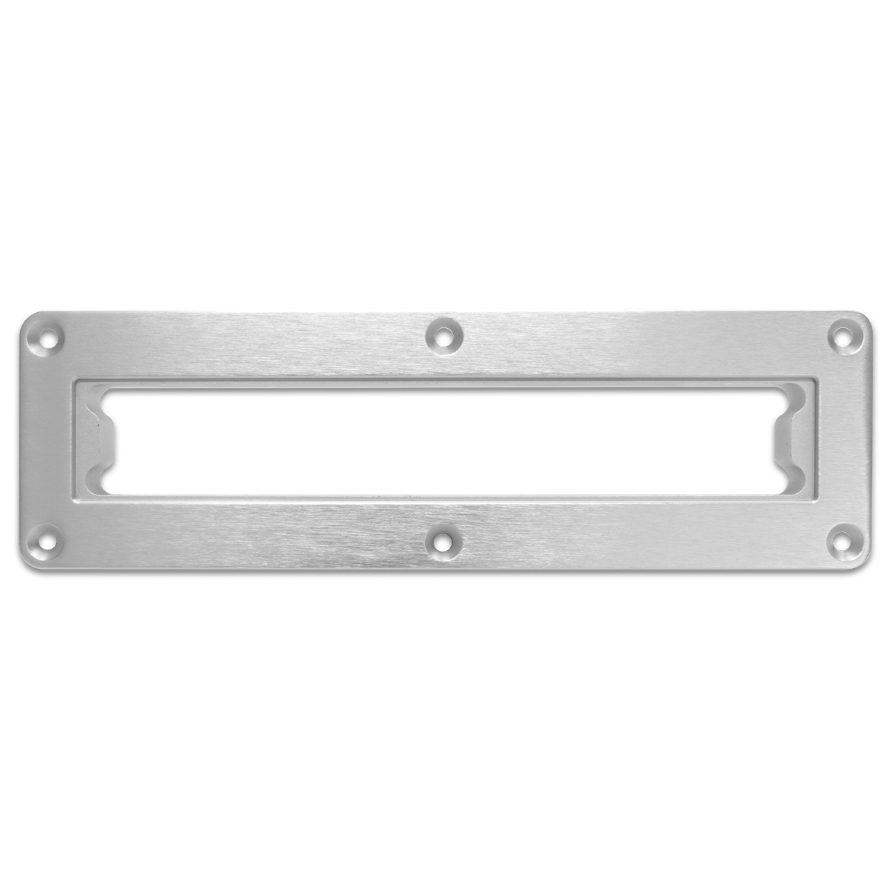 WS-EQ IDM-S | Wet Sounds Billet WS420-SQ In Dash Mount - Silver Front