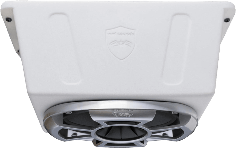 Wet Sounds | Revolution Series 6x9 HLCD With Surface Mountable Roto-Mold Enclosure + Grill - White Top