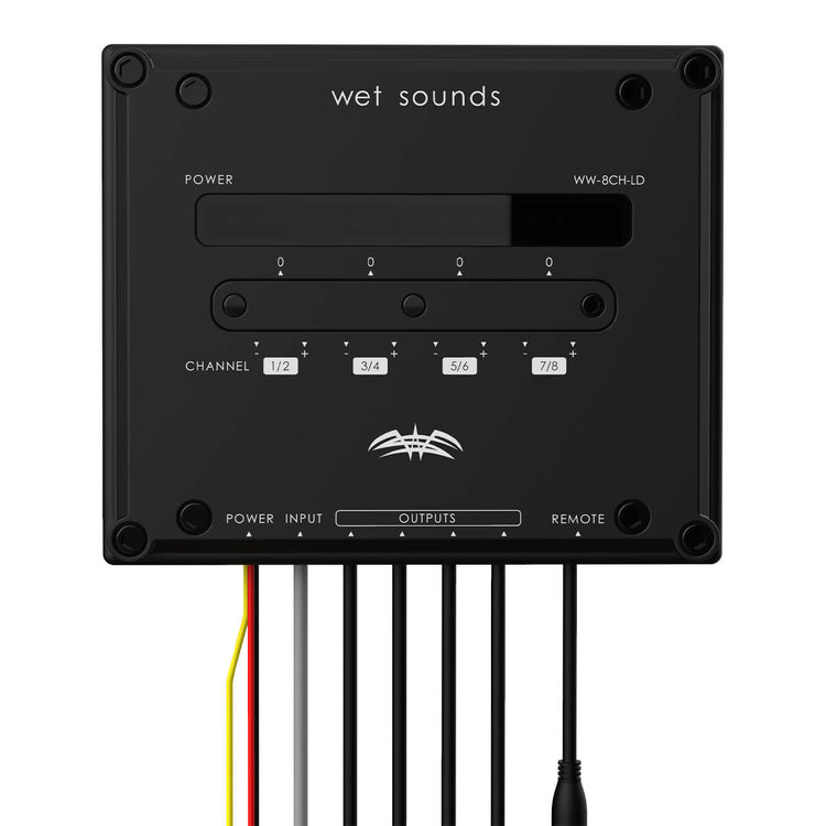 WW-8CH-LD | Wet Sounds 8 Channel Line Driver Plugged In