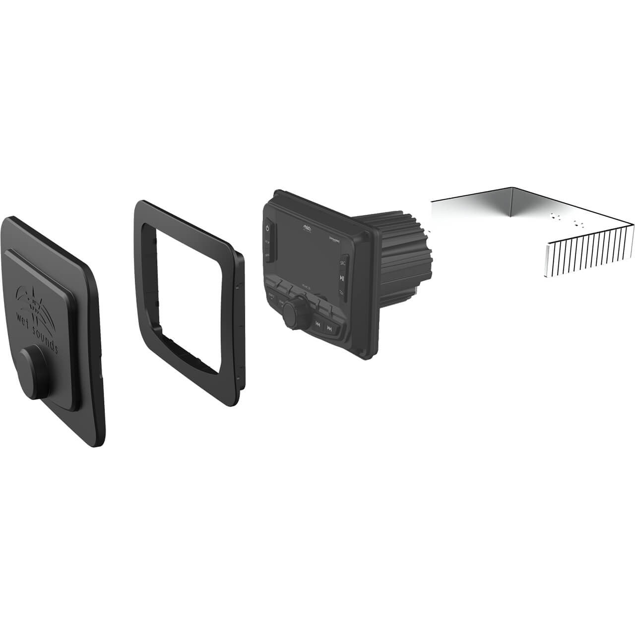 WS-MC-20-FMK | Wet Sounds Flush Mount Kit for WS-MC-20 Complete