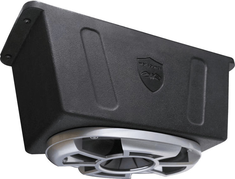 Wet Sounds | Revolution Series 6x9 HLCD With Surface Mountable Roto-Mold Enclosure + Grill - Black Side