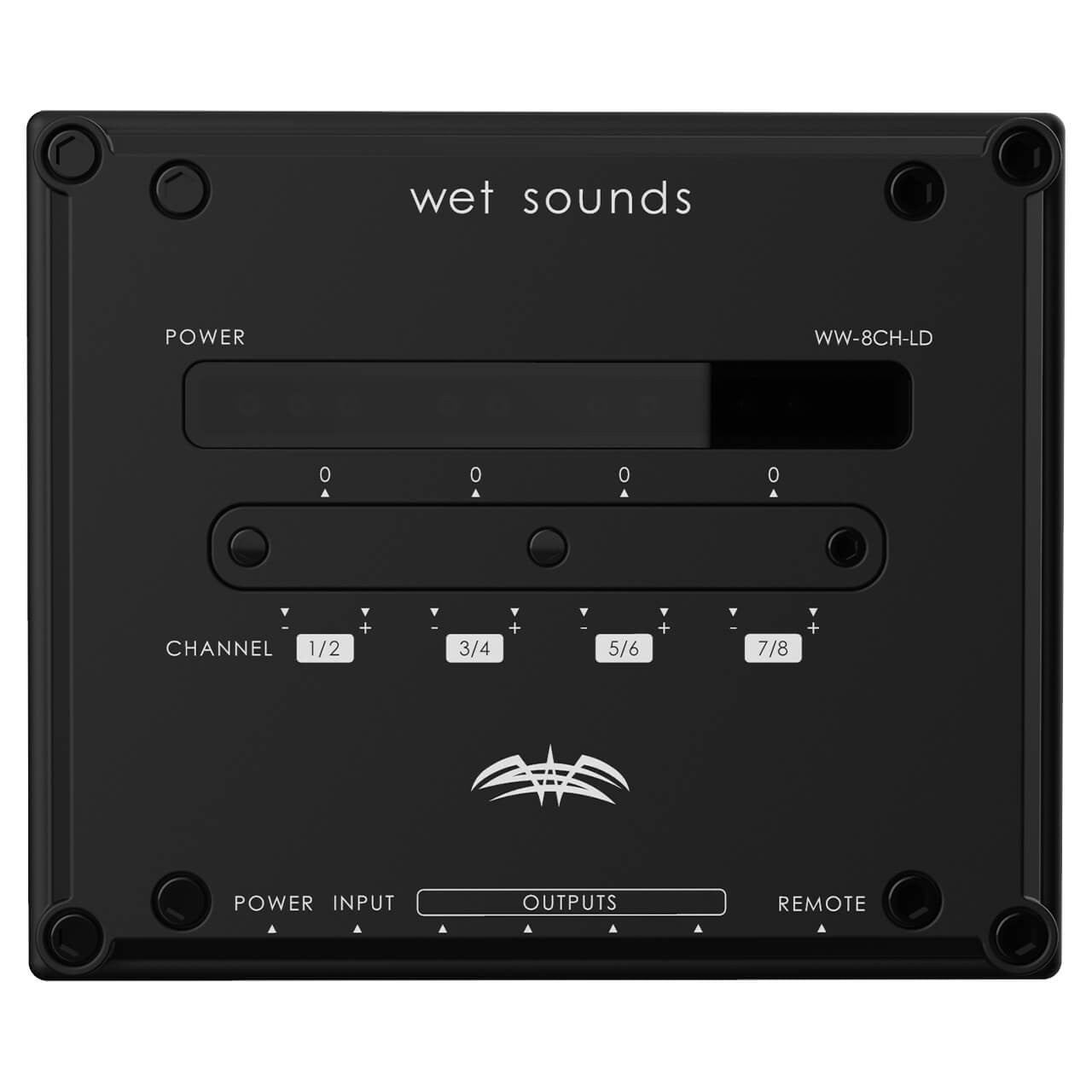 WW-8CH-LD | Wet Sounds 8 Channel Line Driver Front View