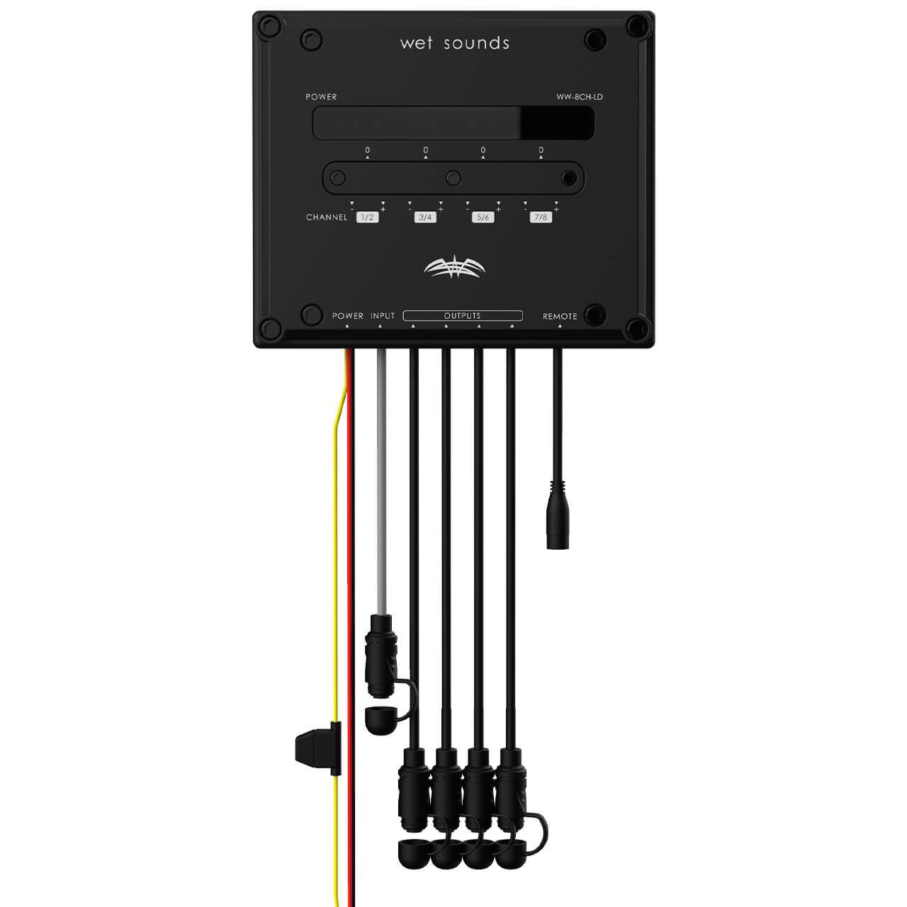 WW-8CH-LD | Wet Sounds 8 Channel Line Driver Plugged In #2
