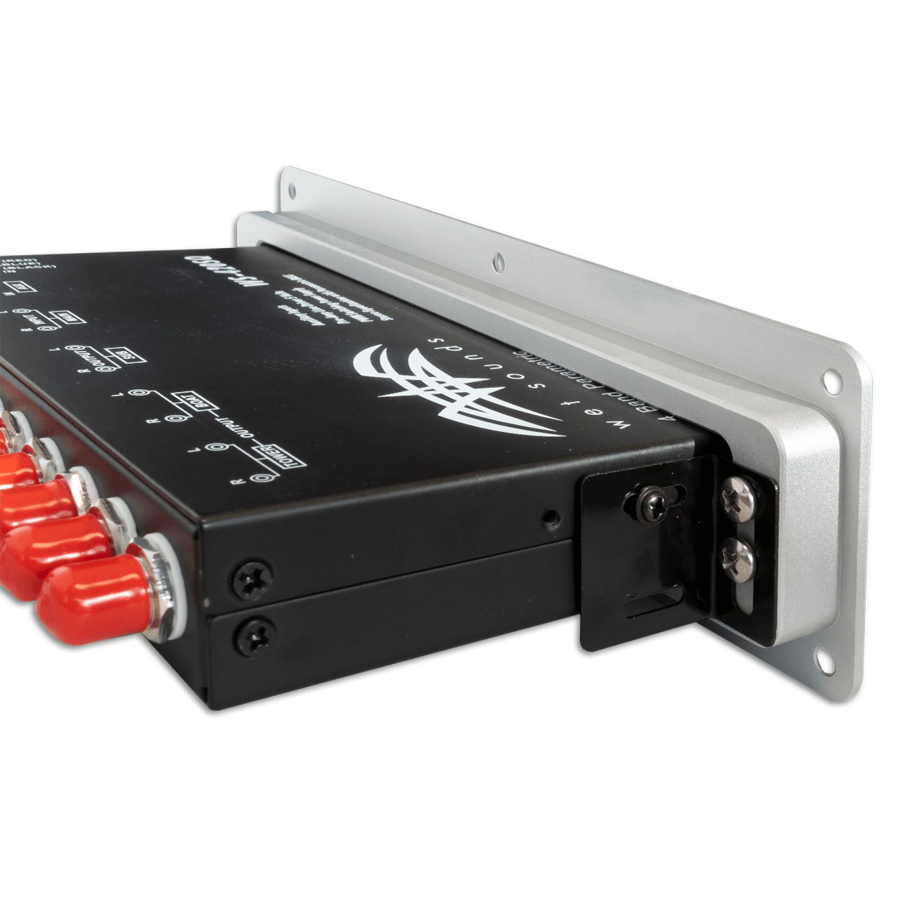 WS-EQ IDM-S | Wet Sounds Billet WS420-SQ In Dash Mount - Silver Back