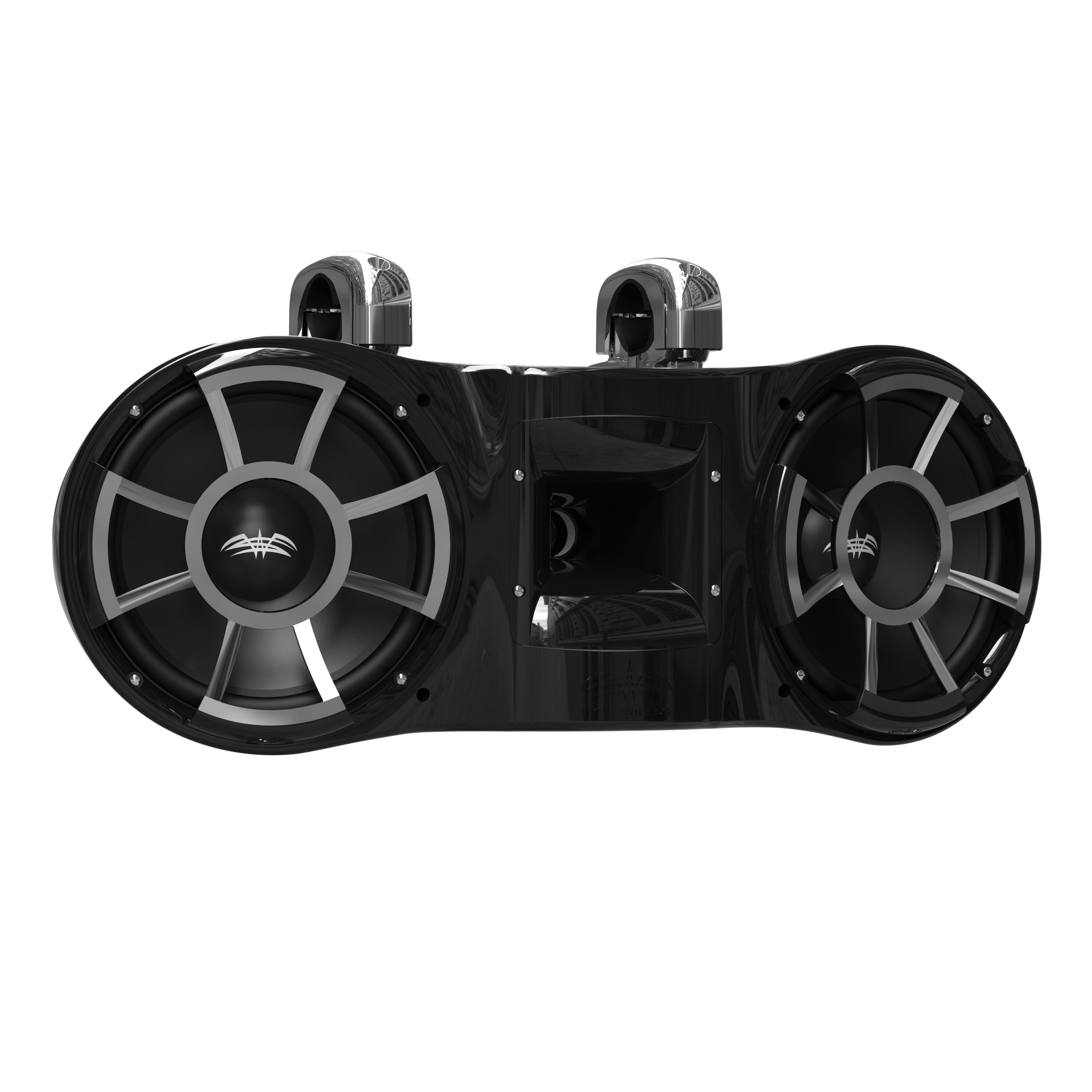 REV 410 B | Black V2 Revolution Series Dual 10-inch Tower Speakers