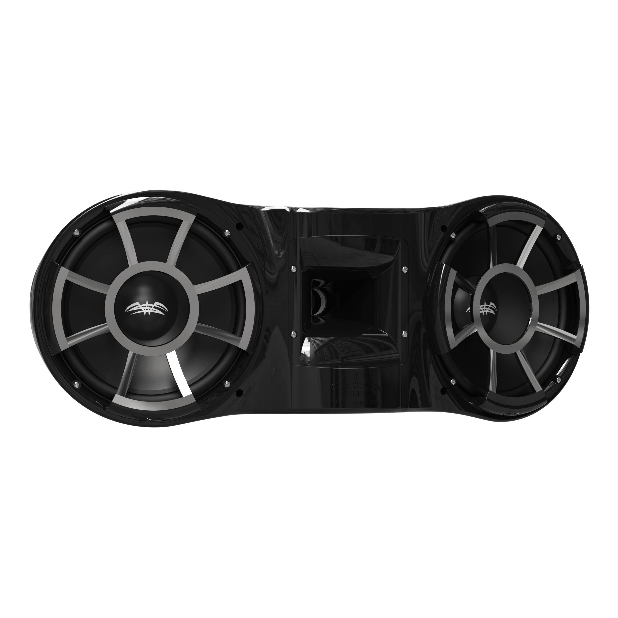 REV 410 B | Black V2 Revolution Series Dual 10-inch Tower Speakers
