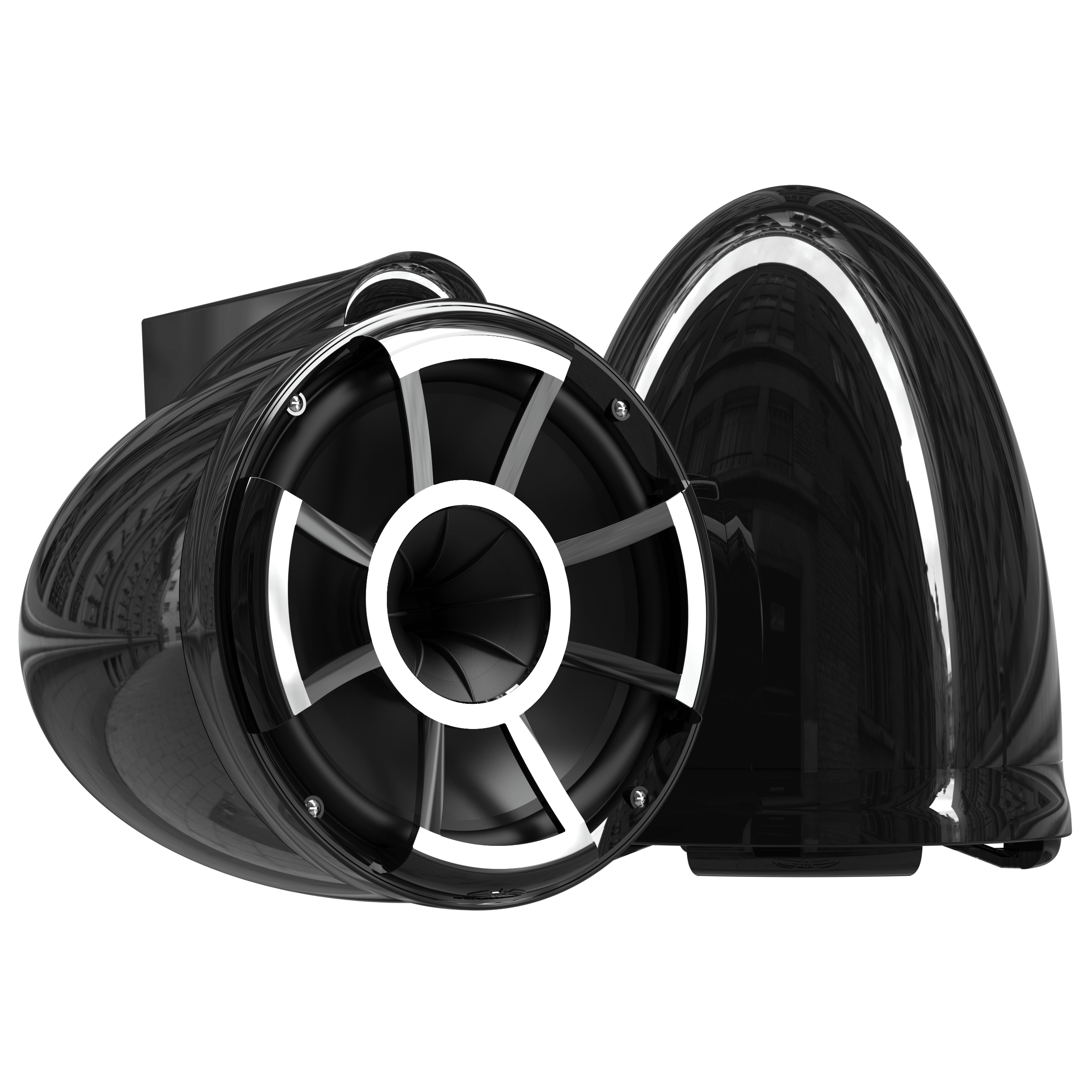 REV 10-B V2 | Gloss Black Revolution Series 10-inch Tower Speakers