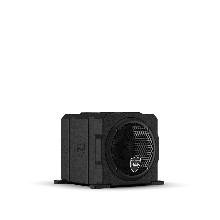 Wet Sounds Stealth AS powered subwoofer enclosure with rugged molded housing