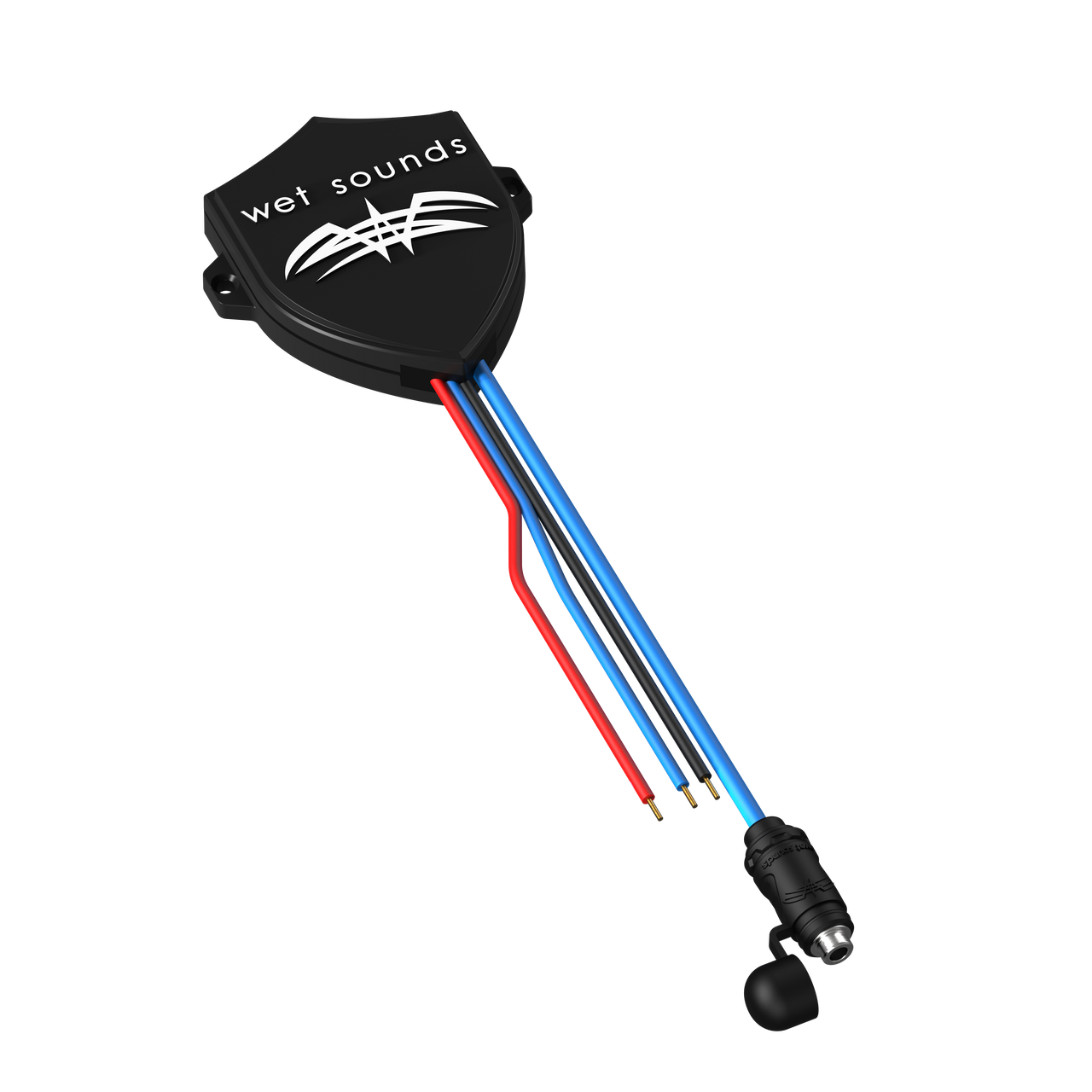 Wet Sounds WW-BT UR showing compact size and easy mounting versatility