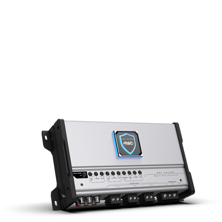 HTM-6 | Wet Sounds HTM Series Full-Range Class-D 6-Ch. Amplifier
