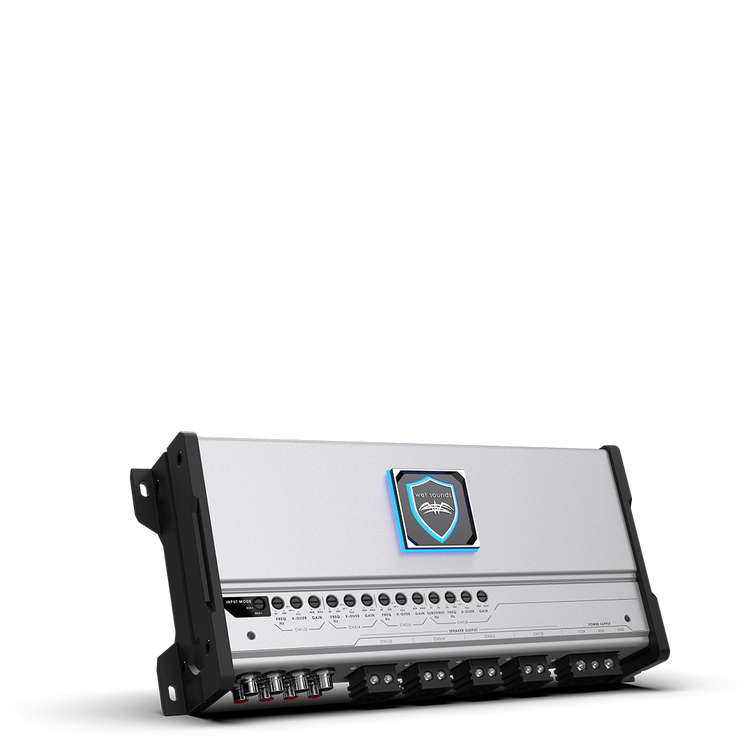 HTM-8 | Wet Sounds HTM Series Full-Range Class-D 8-Ch. Amplifier