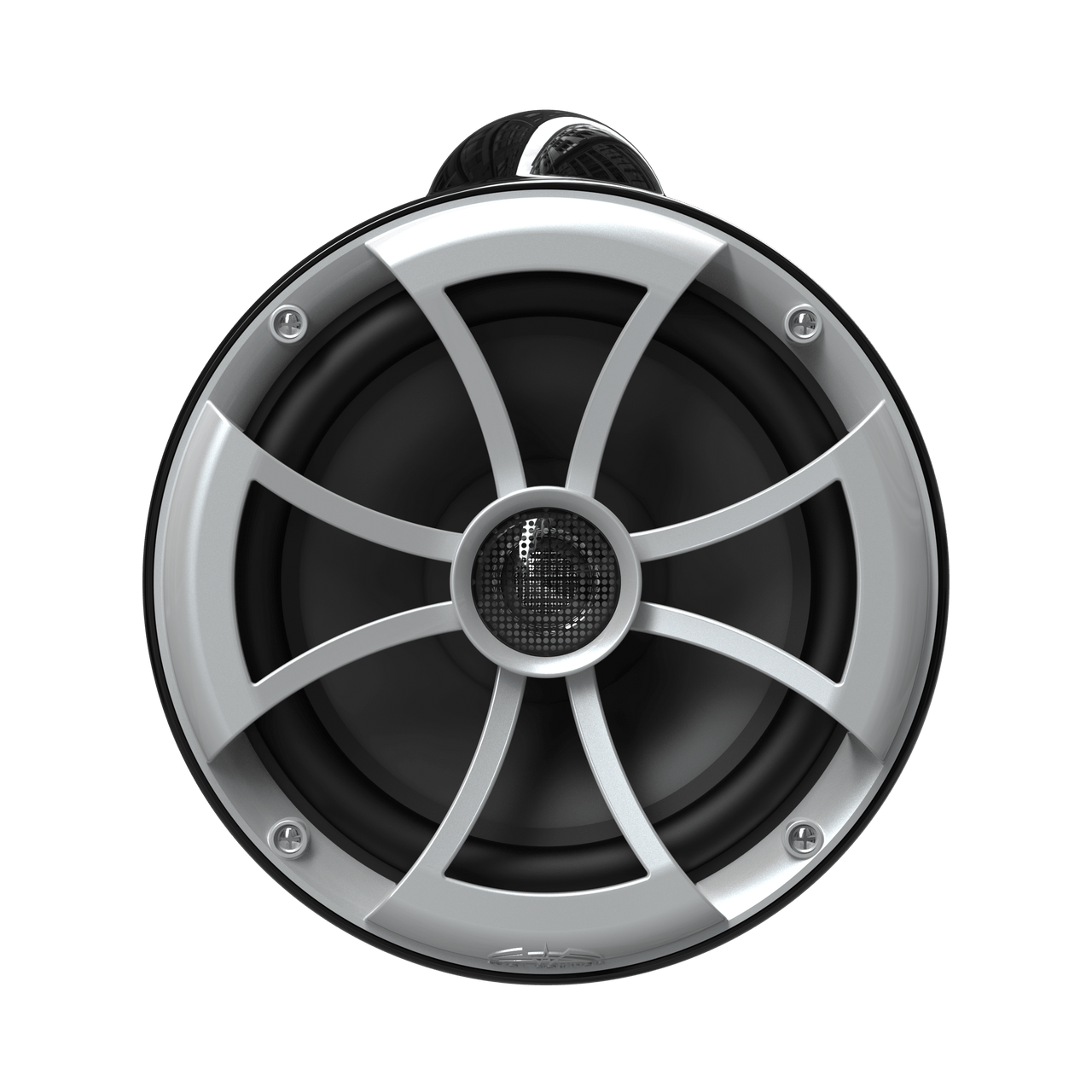ICON 8-B X V2 | Wet Sounds ICON Series 8" Black Tower Speaker With X Mount Kit Front