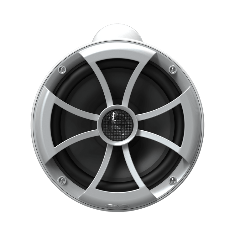 ICON 8-W X V2 | Wet Sounds ICON Series 8" White Tower Speaker With X Mount Kit Front