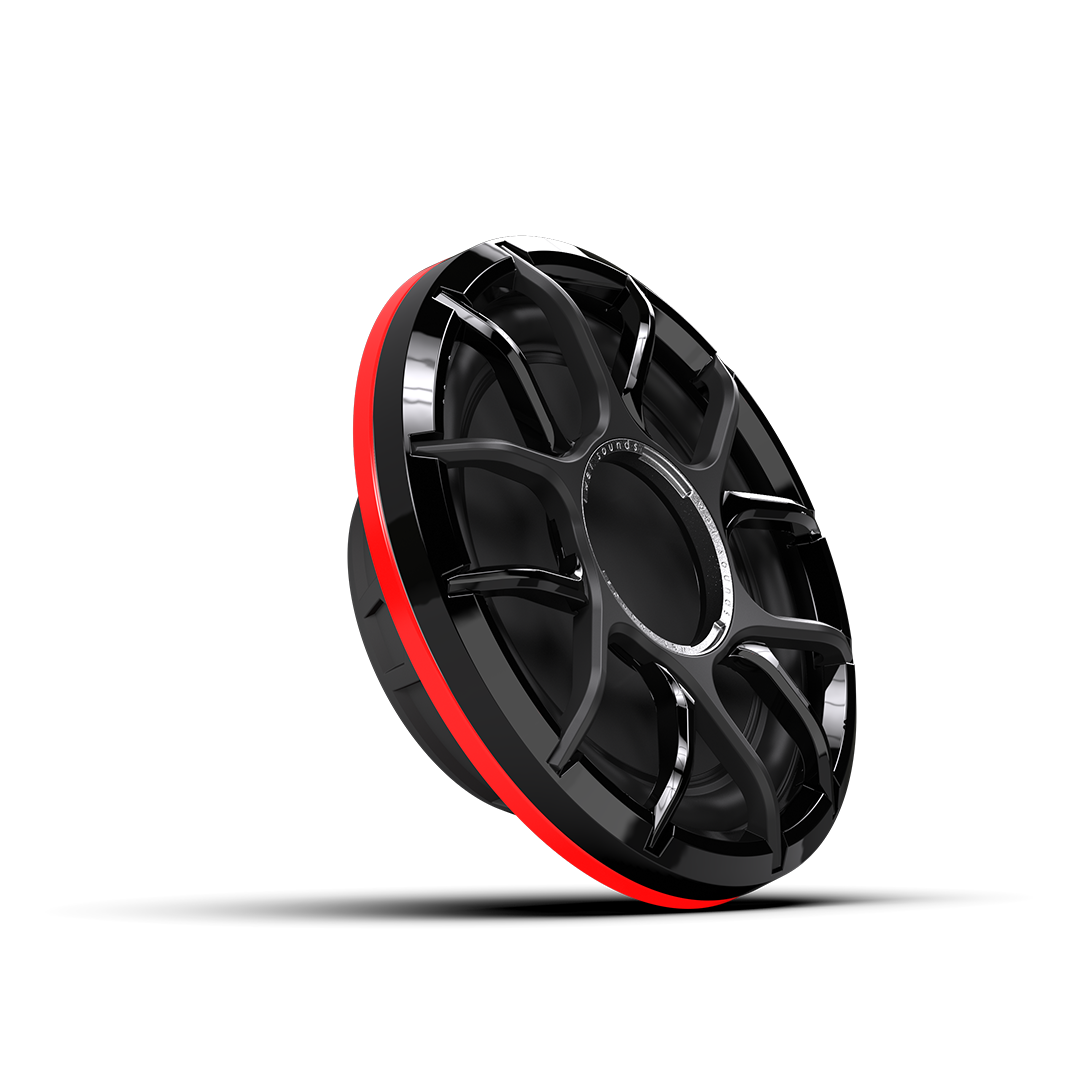 LED Ring 10 Red ZERO Front Right View Web