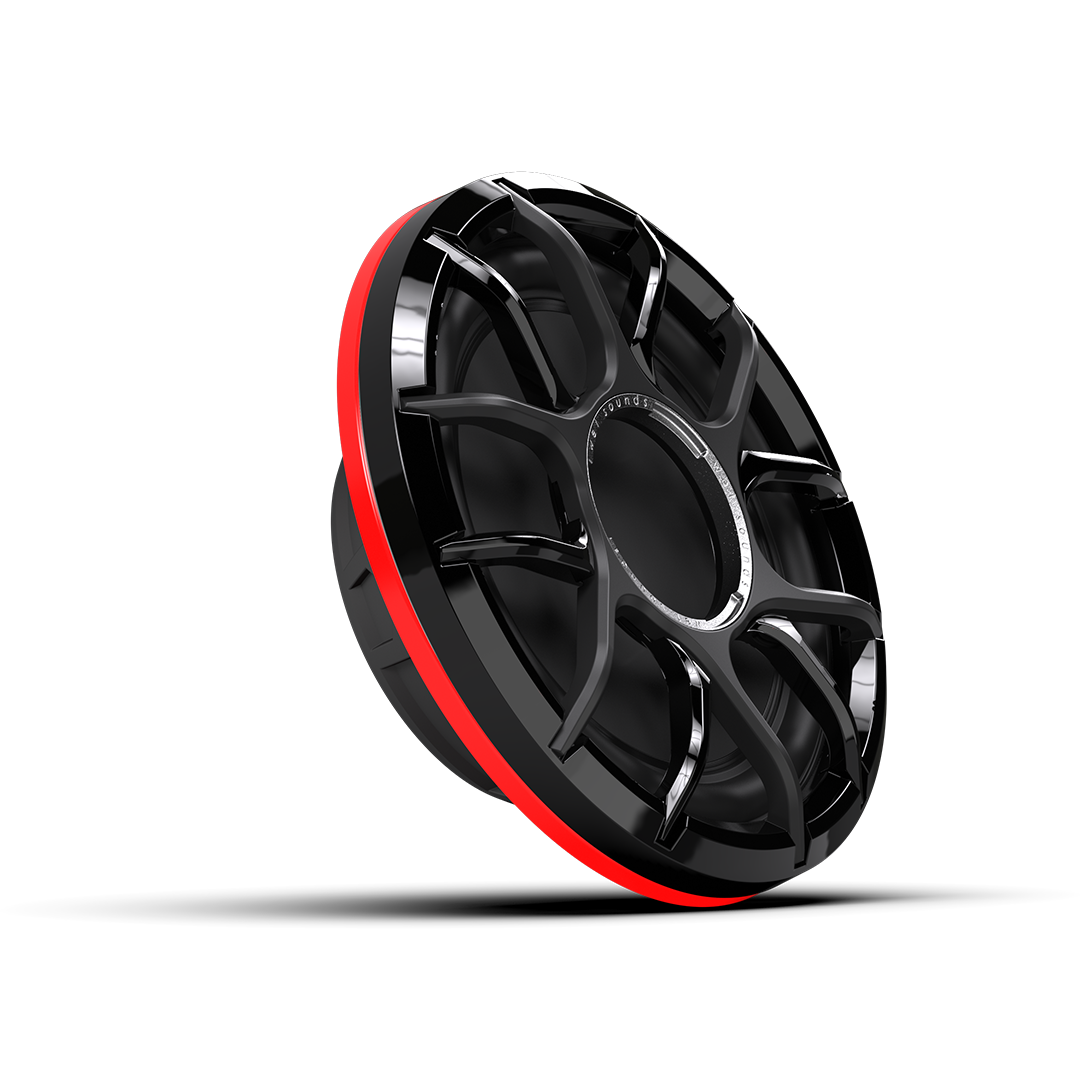 LED Ring 12 Red ZERO Front Right View Web