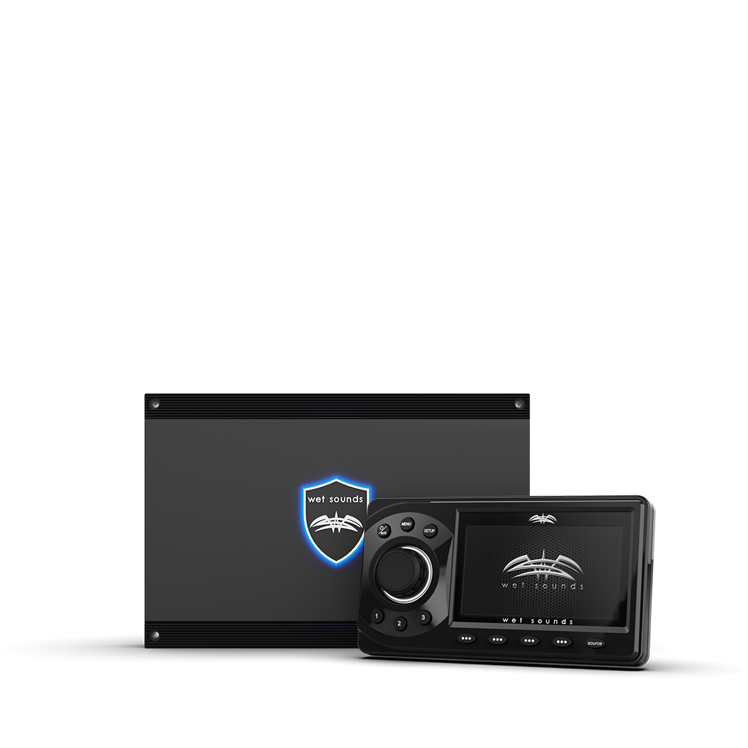 WS-MC-1 | Wet Sounds 4 Zone Bluetooth Marine Media Center Main Image