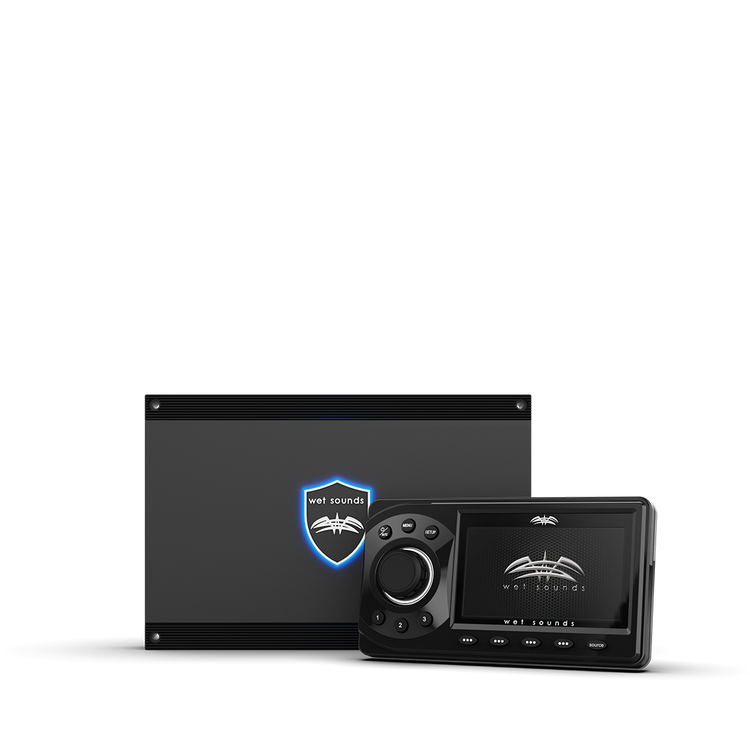 WS-MC-1 | Wet Sounds 4 Zone Bluetooth Marine Media Center Main Image