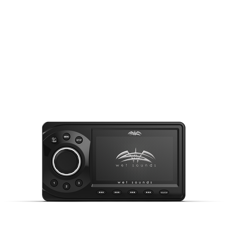 WS-MC-1 | Wet Sounds 4 Zone Bluetooth Marine Media Center Main Display Image