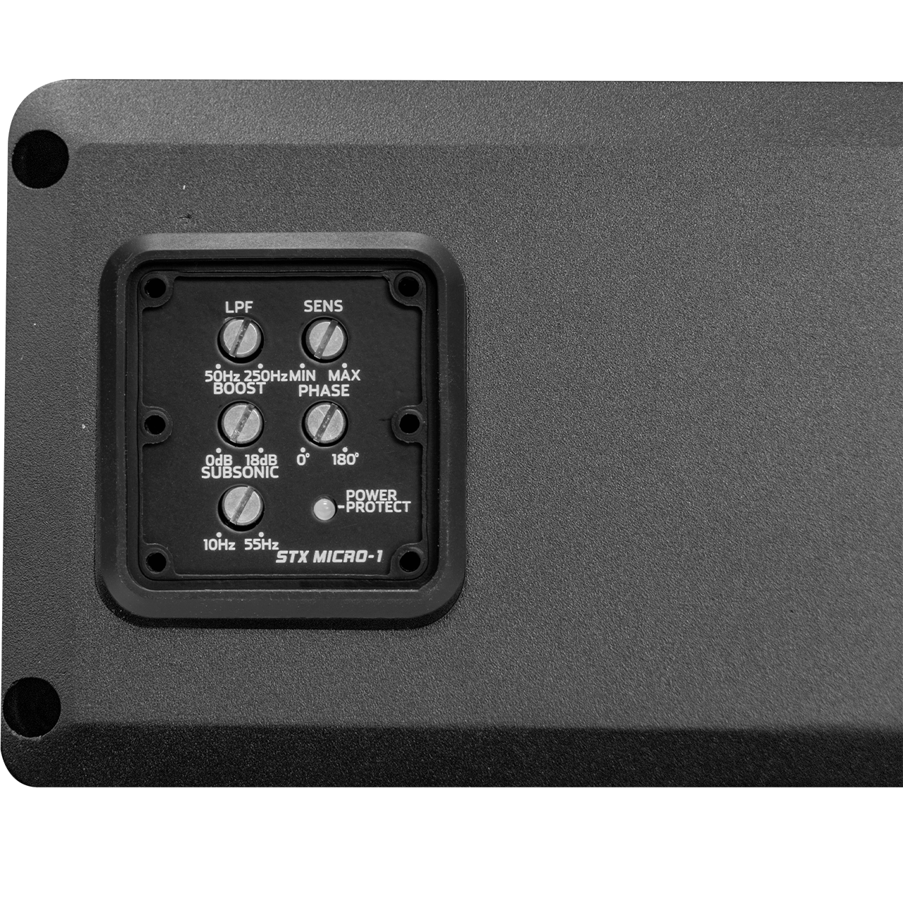 STX MICRO-1 | Wet Sounds Compact Chassis Class D Marine Amplifier Back