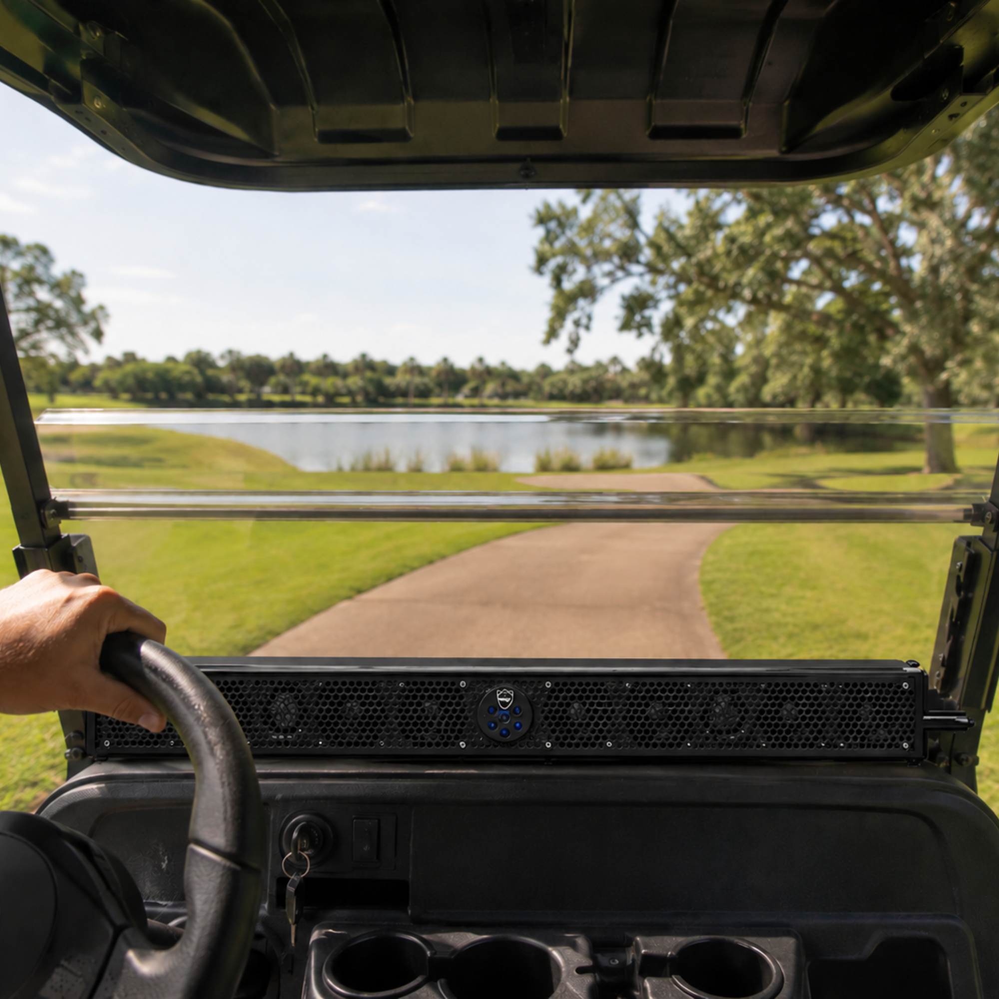 Load video: The Wet Sounds STEALTH Soundbar delivers powerful, full-range audio without t...