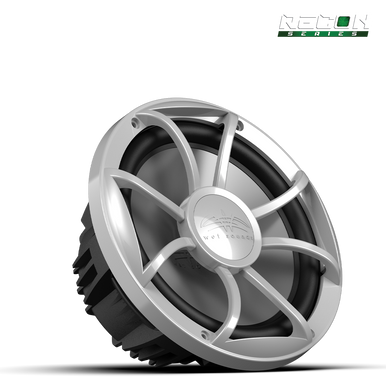 RECON 10 FA-S | 10-inch Free-air Marine Subwoofer 4Ω Black with XS Silver Grille