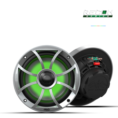 RECON 6-S RGB | 6.5-inch High-Output Component Style Coaxial Speakers w/ XS-Silver RGB Grilles