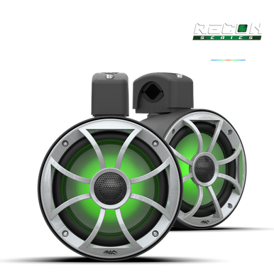 RECON 6 POD-B | 6.5-inch Coaxial Tower Speakers w/ XS-Silver RGB Grilles