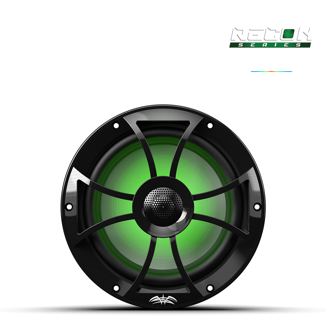 Wet Sounds RECON 8 black speaker for boats and powersports audio systems