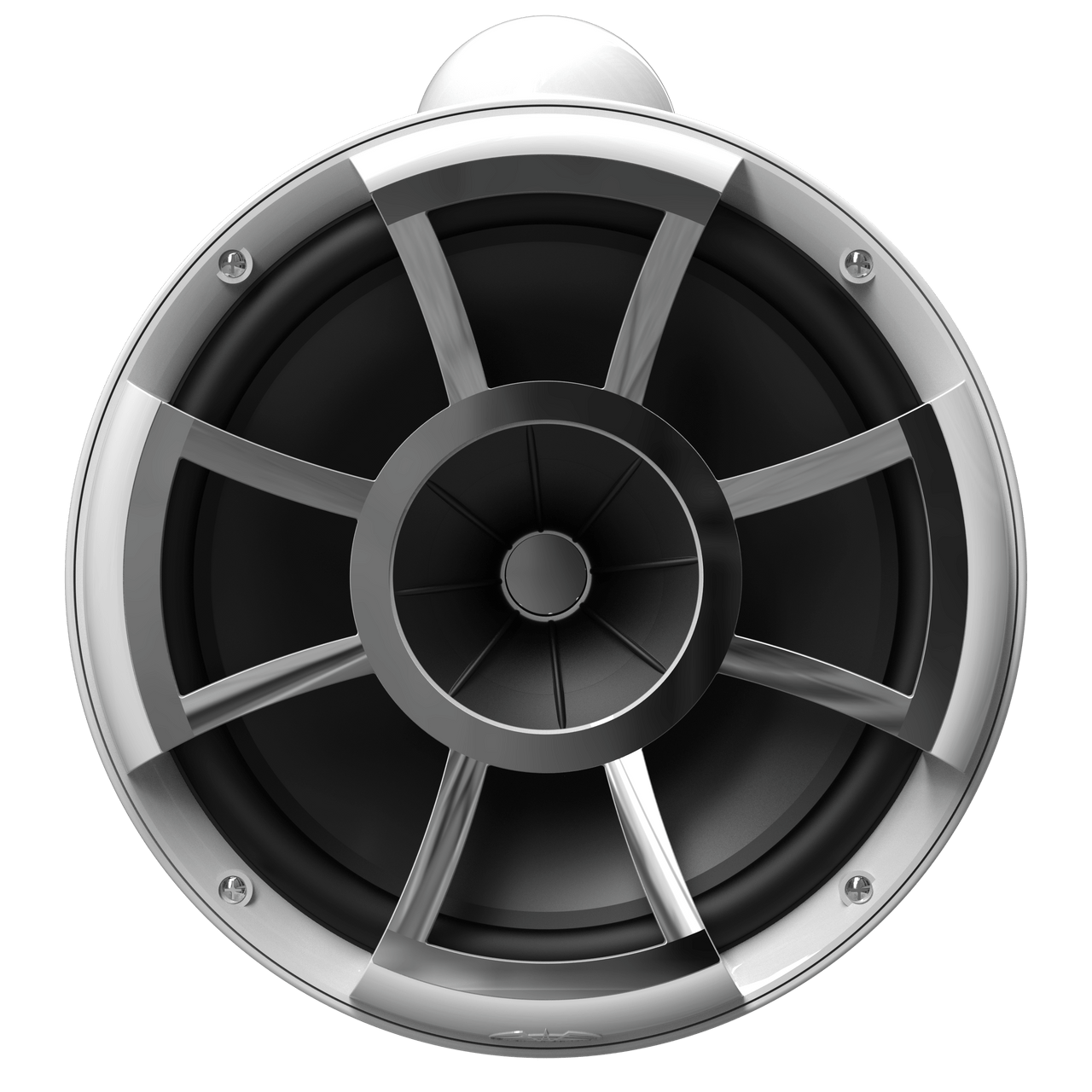 REV 10 W-X V2 | Wet Sounds Revolution Series 10" White Tower Speaker With X Mount Kit For Surface Mounting Front