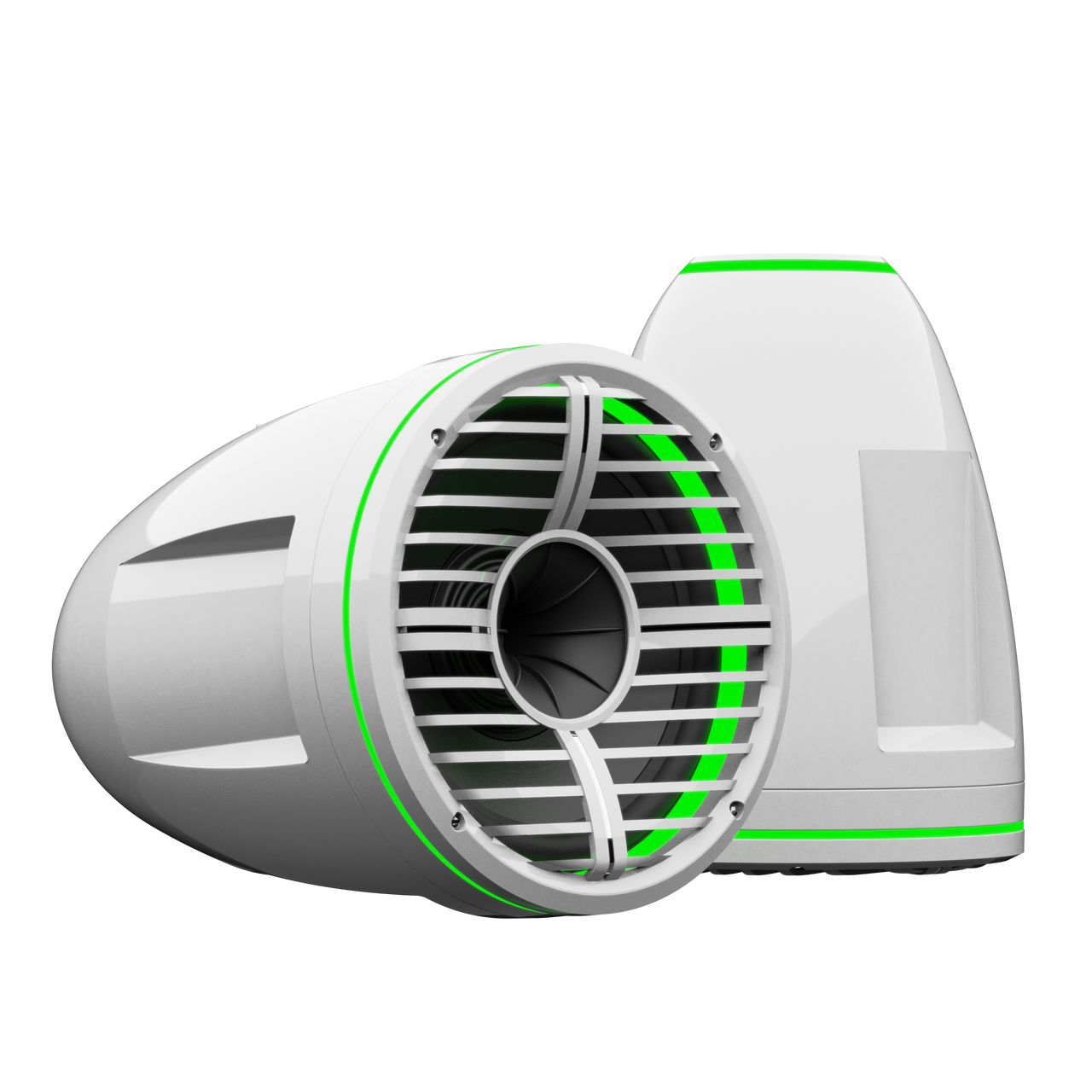 REV 12 HD | White Revolution HD Series 12-inch Tower Speakers