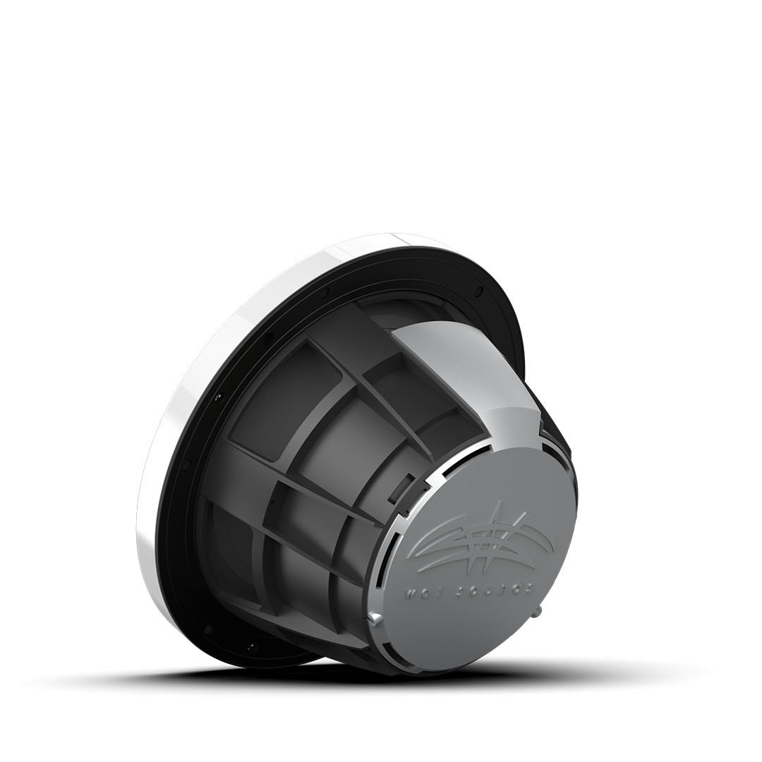 REVO 8 SW-W V3 | REVO 8-inch White Coaxial Speakers with SW White RGB Grilles