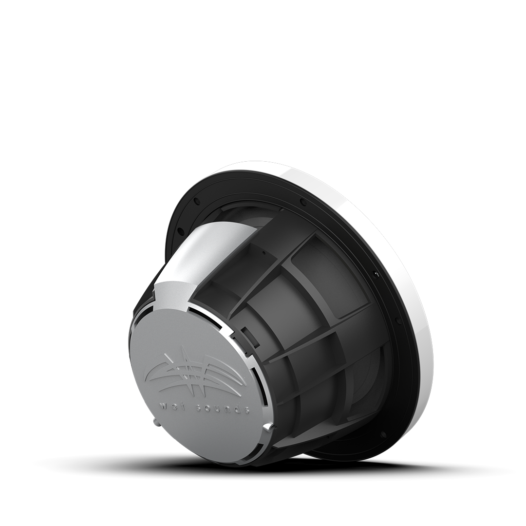 REVO 8 SW-W V3 | REVO 8-inch White Coaxial Speakers with SW White RGB Grilles