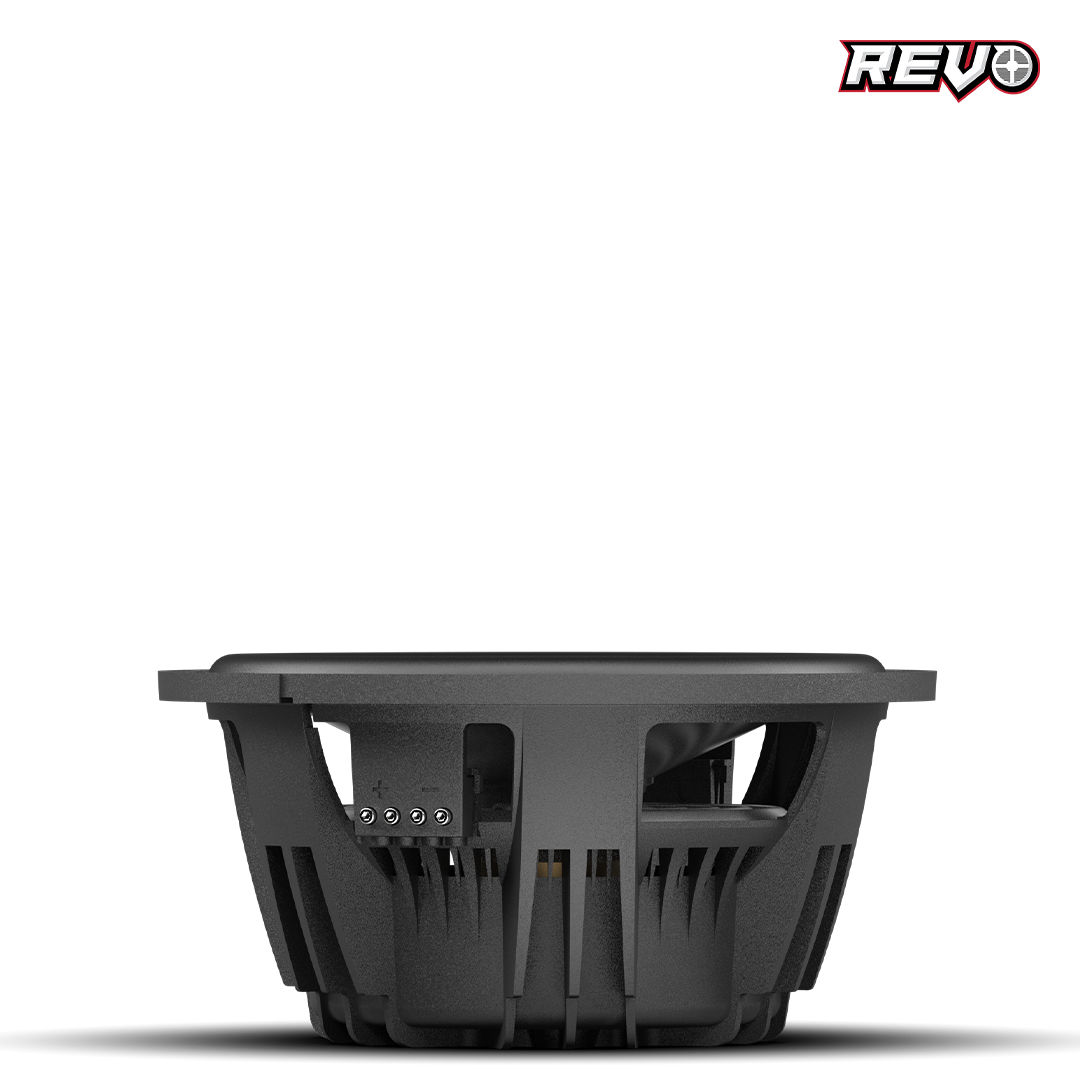 Wet Sounds™ REVO Series 10-inch Free-Air Marine Subwoofer - 2Ω Black Side
