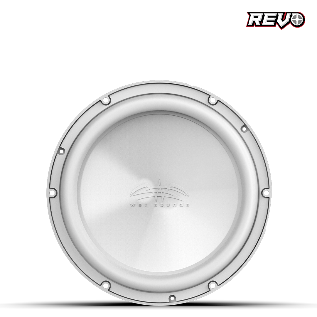Wet Sounds™ REVO Series 10-inch Free-Air Marine Subwoofer - 2Ω White Front