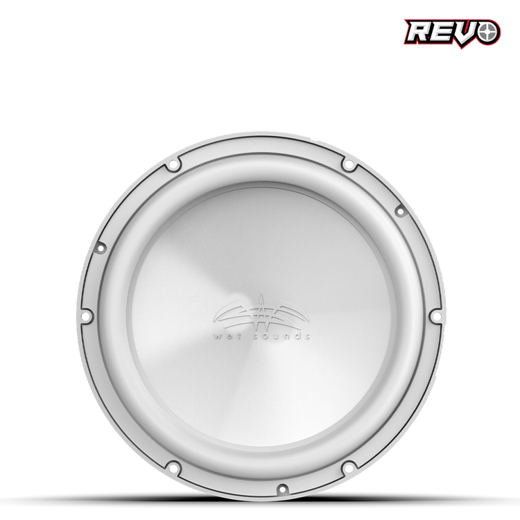 Wet Sounds™ REVO Series 10-inch Free-Air Marine Subwoofer - 2Ω White Front