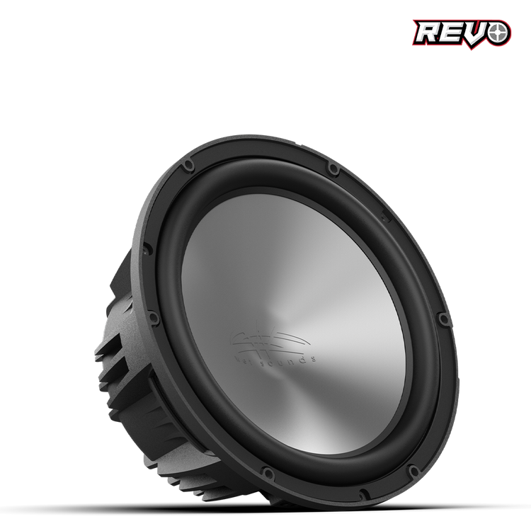 Wet Sounds™ REVO Series 10-inch High-Power Marine Subwoofer - 4Ω Black Front Right