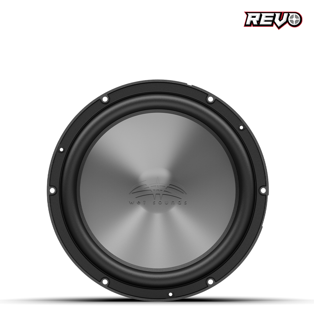 Wet Sounds™ REVO Series 10-inch Free-Air Marine Subwoofer - 4Ω Black Front