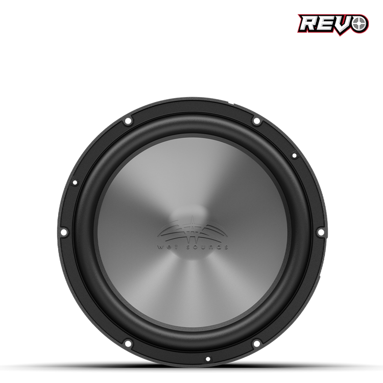 Wet Sounds™ REVO Series 10-inch Free-Air Marine Subwoofer - 4Ω Black Front