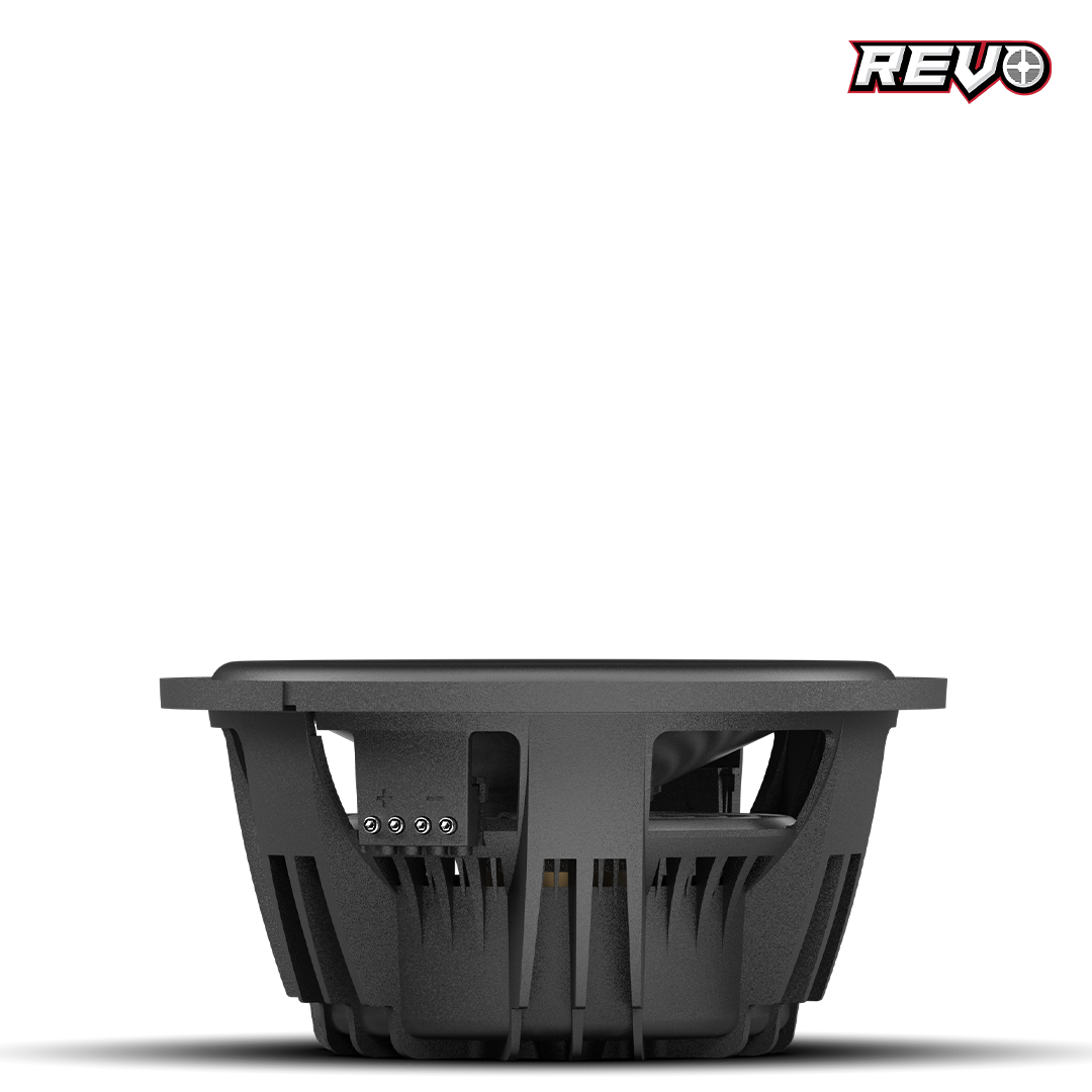 Wet Sounds™ REVO Series 10-inch Free-Air Marine Subwoofer - 4Ω Black Side