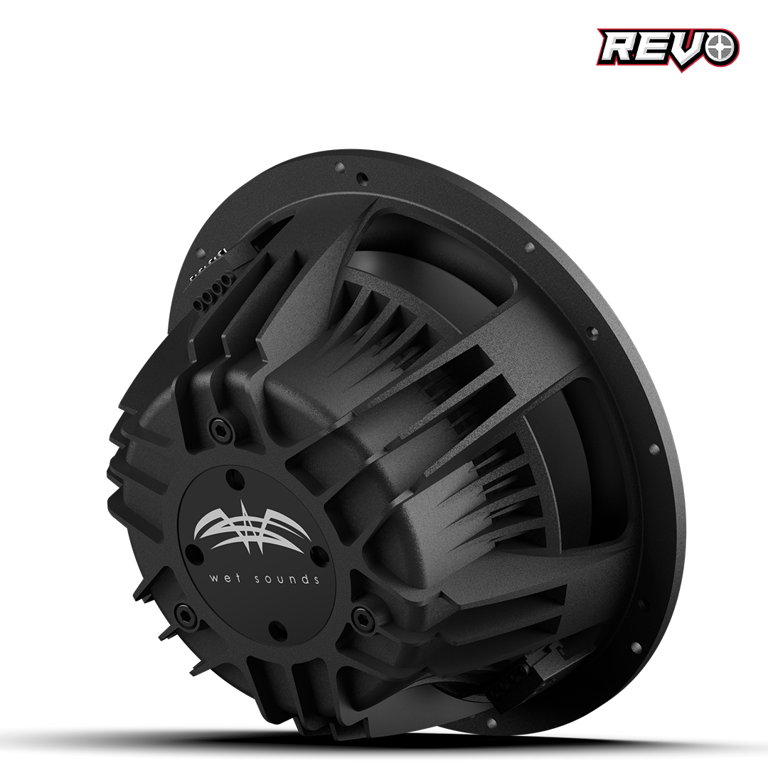 Wet Sounds™ REVO Series 12-inch Free-Air Marine Subwoofer - 4Ω Black Back Right
