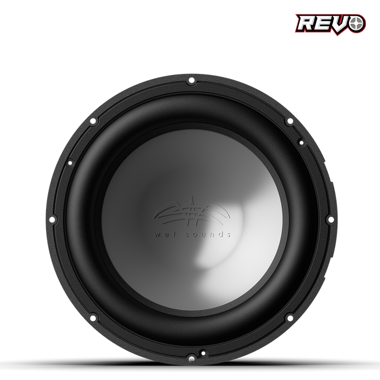Wet Sounds™ REVO Series 12-inch Free-Air Marine Subwoofer - 4Ω Black Front